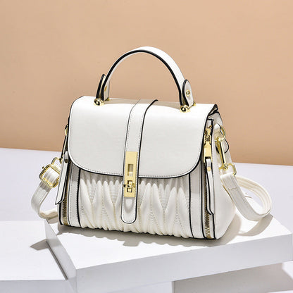 Women's Slouchy Classic Korean Fashion Pleated Shoulder Bags