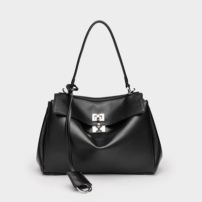 Women's Genuine Leather High-grade Underarm Commuter Kelly Crossbody Bags