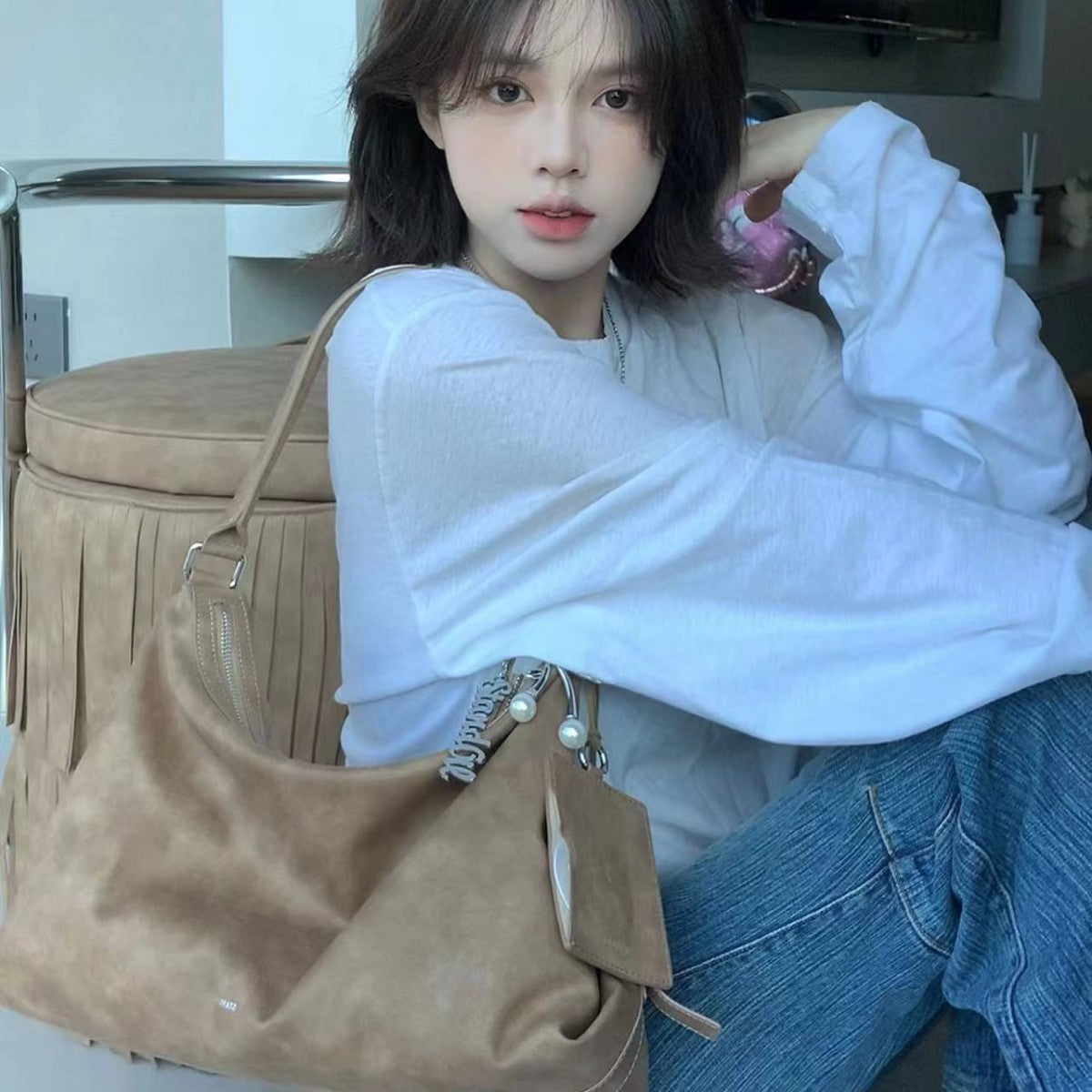 Stylish Trendy Stray Xu Ya Jin Armpit Bags