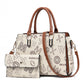 Women's Fashionable Printed Mother Portable Large Capacity Handbags