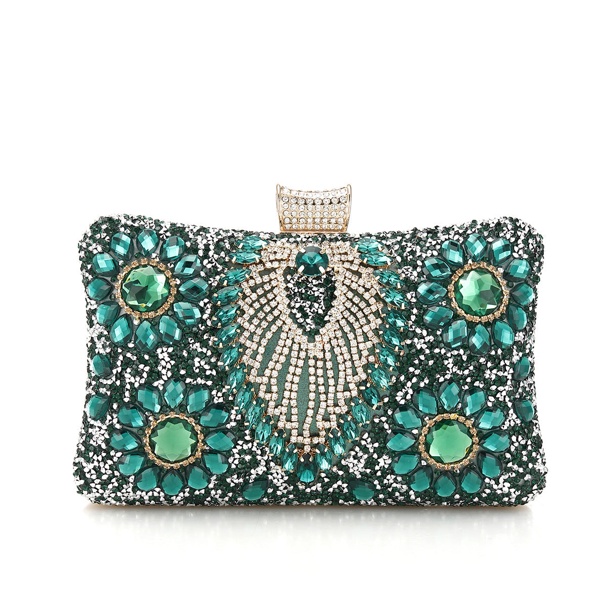 Women's Dinner Clothing Inlaid Portable Clutch Bags