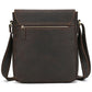 Men's Crazy Horse Flip First Layer Cowhide Men's Shoulder Bags