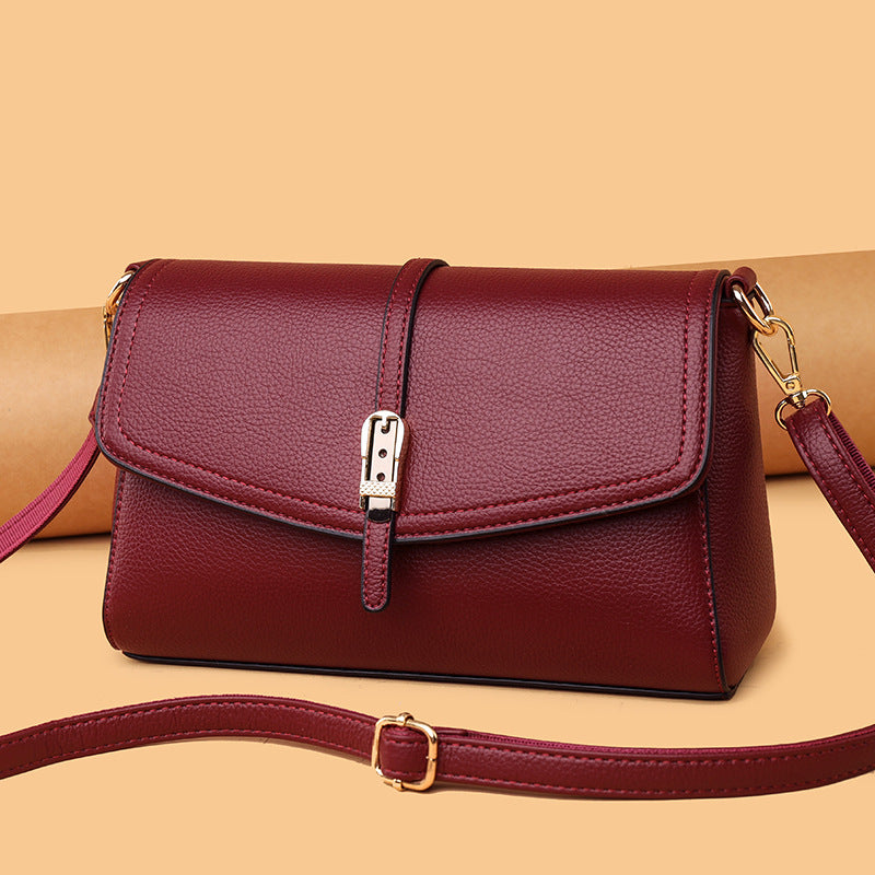 Women's Capacity High-grade Fashionable Simple Mom Soft Crossbody Bags