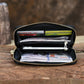 Women's Retro Leather Large Capacity Fashion Embossed Ladies Wallets