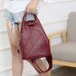 Women's Stylish Versatile Soft Leather Large Capacity Backpacks