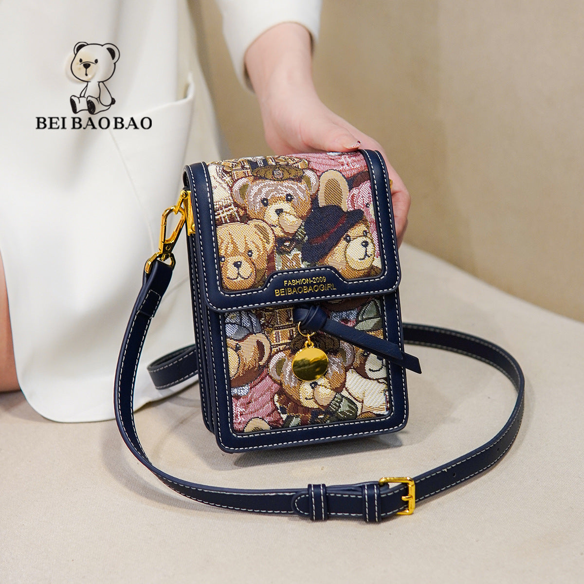 Bolsos de teléfono de moda lindos de lona Source para mujer