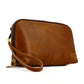 Men's Retro Crazy Horse Leather Clutch Headset Men's Handbags