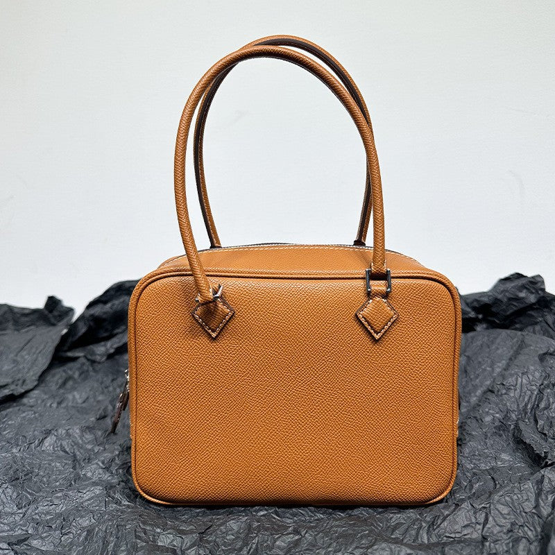 Women's First Layer Cowhide Leather Feather Retro Handbags