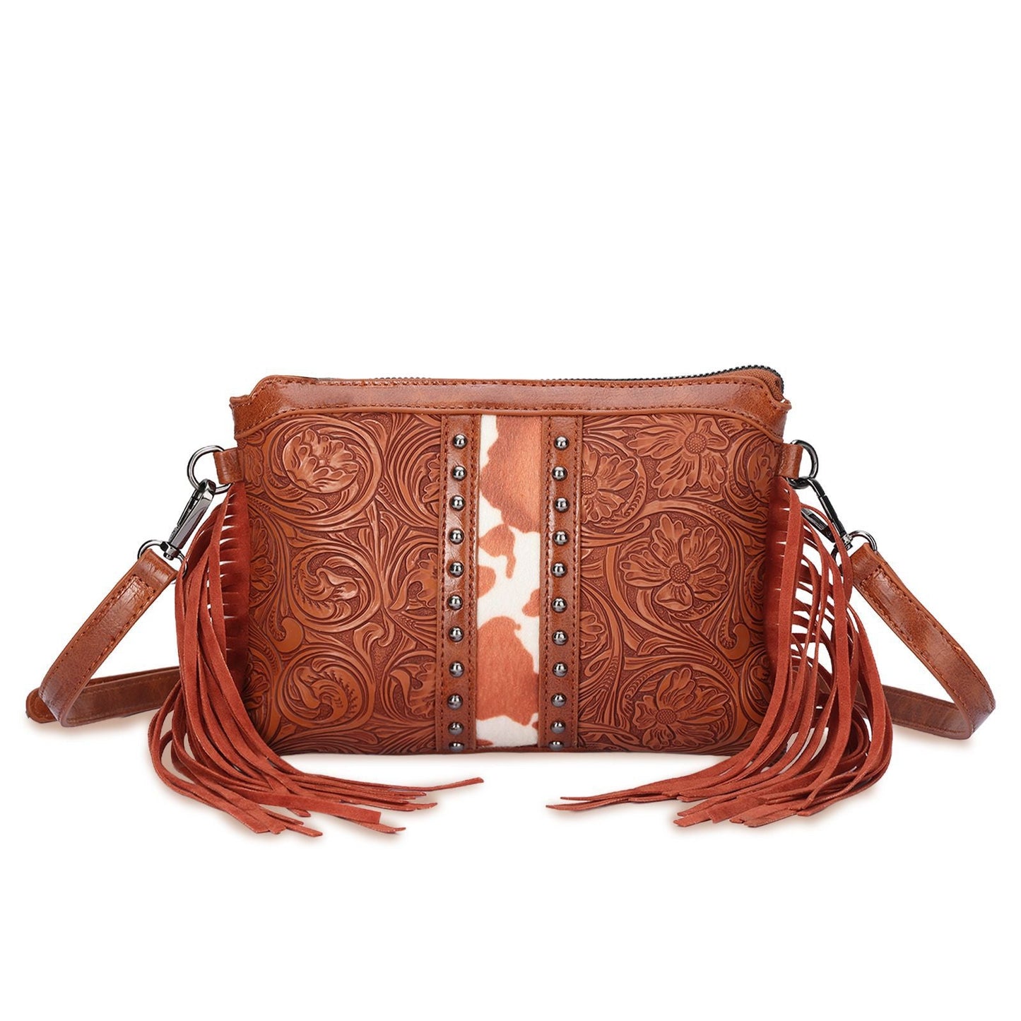 Women's Bohemian Tassel High Sense Genuine Leather Crossbody Bags