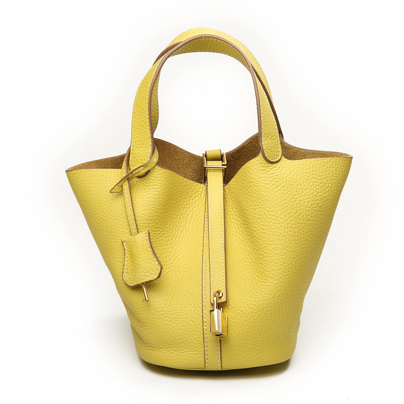 Women's Leather Mom Simple Fashion Large Capacity Handbags