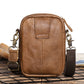 Men's Retro Leather Matte Multifunctional Mobile Men's Messenger Bags