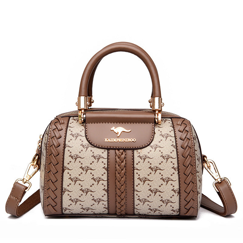 Women's Female Fashion Lady Contrast Color Handbags
