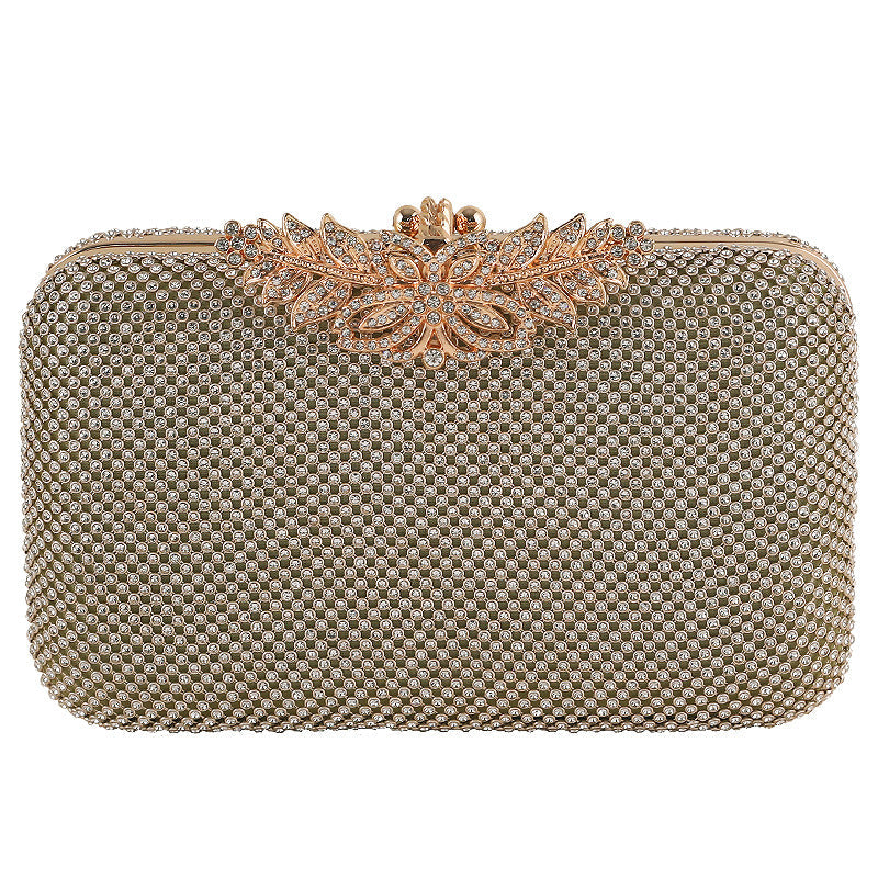 Women's Diamond Banquet Clutch All Match Dress Evening Bags