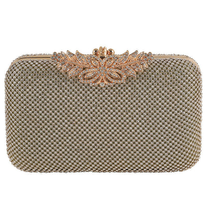 Women's Diamond Banquet Clutch All Match Dress Evening Bags
