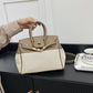 Women's High-grade Fashion Stitching Canvas Commuter Portable Bags