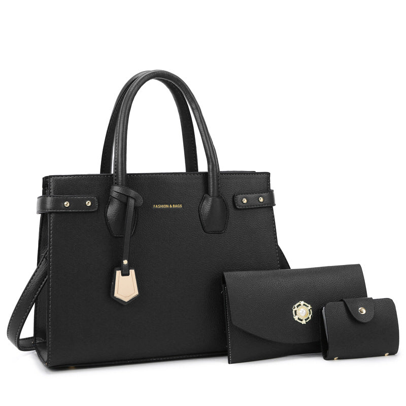 Women's Trendy Portable Fashionable Large Capacity Bride Handbags