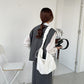 Women's Simple Fashion Out Pleated Strap Bags