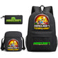 Hot Game My World Creeper Pencil Backpacks