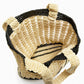 Women's Summer Beach Contrast Color Stripes Woven Shoulder Bags