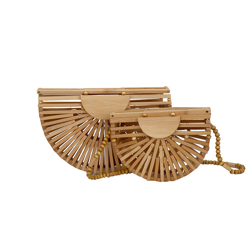 Women's Fashion Fresh Straw Hollow For Shoulder Bags