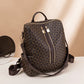 Women's Slouchy Fashion Printed Korean Retro Backpacks