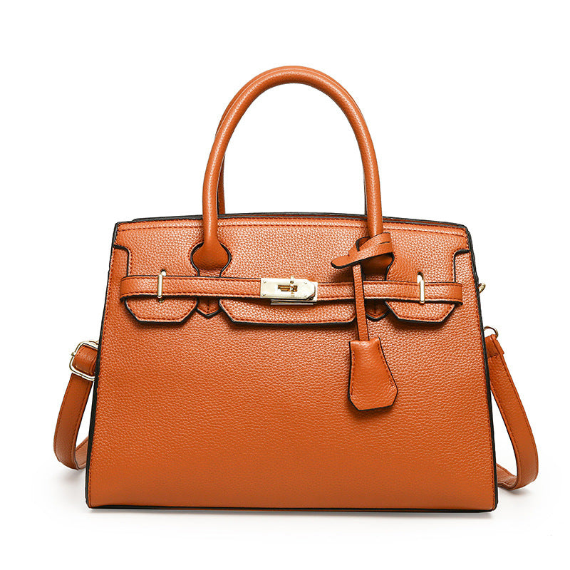 Women's Fashionable Large Capacity Simple Silk Scarf Handbags