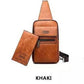 Men's Popular Korean Fashion Soft Leather Men's Handbags