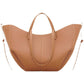 Women's Niche Cowhide Portable Large Capacity Shopping Tote Bags