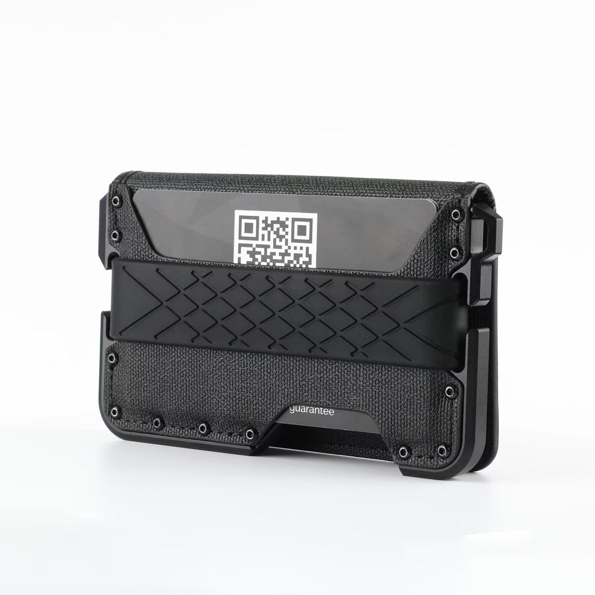 Men's Genuine Leather Aluminum Alloy Credit Business Card Holder