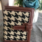 Women's First Layer Cowhide Short Textured Folding Ladies Wallets