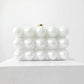 French Wave Pearlescent Egg Shell Acrylic Evening Bags