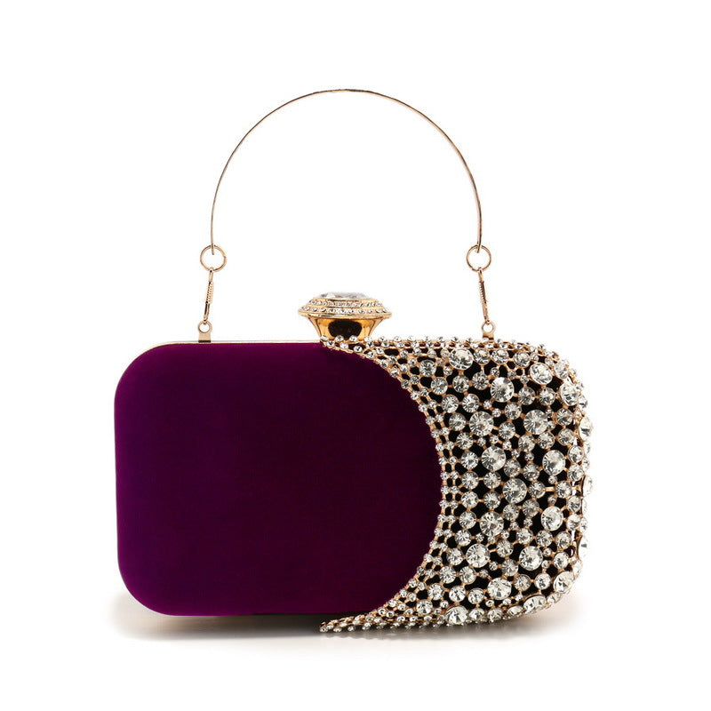 Women's Diamond Dress Banquet Party Clutch Evening Bags