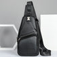 Men's Leather First Layer Trendy Large Capacity Men's Chest Bags