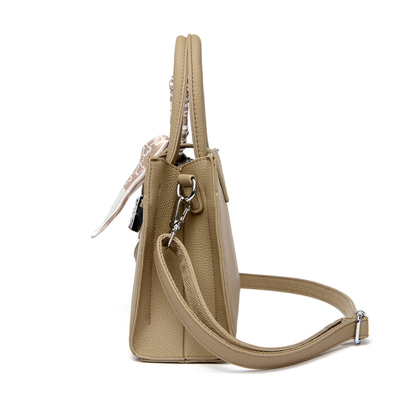 Women's Glamorous Lychee Pattern Commuter Counter Handbags