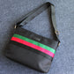 Men's Large Nylon Capacity Male Female Stripes Men's Messenger Bags