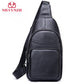 Men's Leather First Layer Trendy Large Capacity Men's Chest Bags