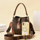 Women's Large Capacity Vintage Print Fashion Bucket Bags
