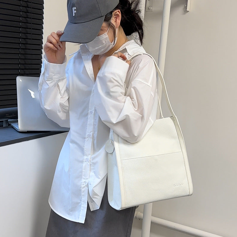 Bolsos de Hombro Altos para Mujer de Gran Capacidad de Piel de Vacuno para Viajes