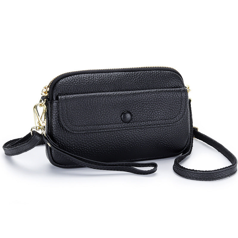 Women's Genuine Leather Lightweight First Layer Cowhide Crossbody Bags