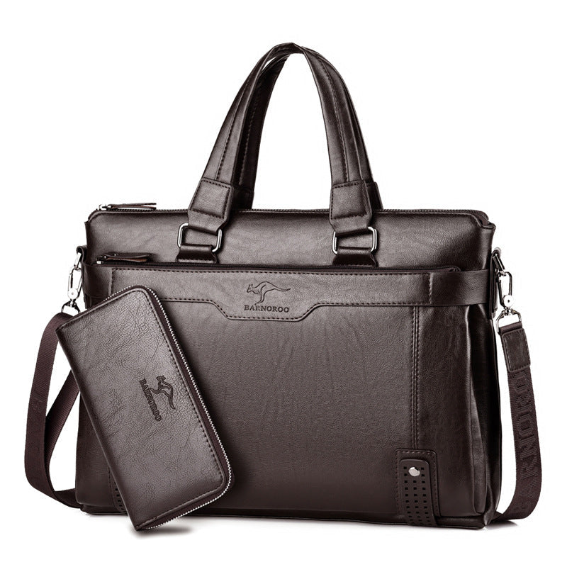 Trendy New Men's Fashion Soft Portable Men's Handbags