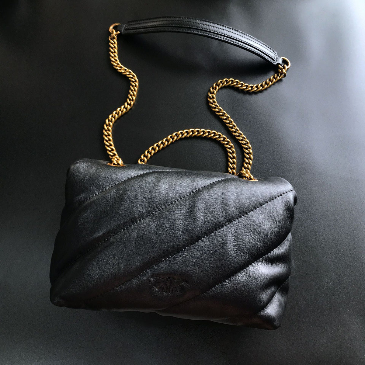 Women's High Quality Sheepskin Puff Pillow Chain Shoulder Bags