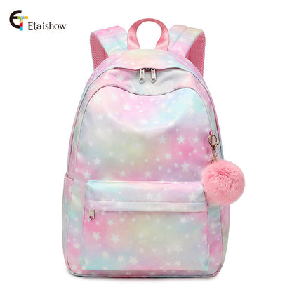 Korean Style Large Capacity Campus Leisure Backpacks