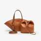 Z Home Dark Brown Yellow Commuter Handbags