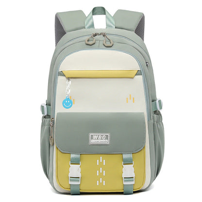 Good-looking Early High College Female Contrast Middle School Students' Schoolbags