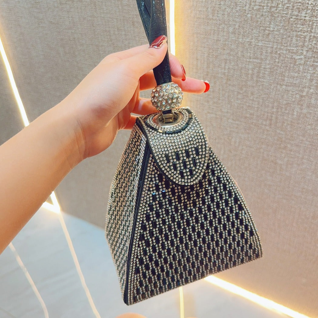 Rhinestone Hand For Banquet Fashion Dinner Evening Bags