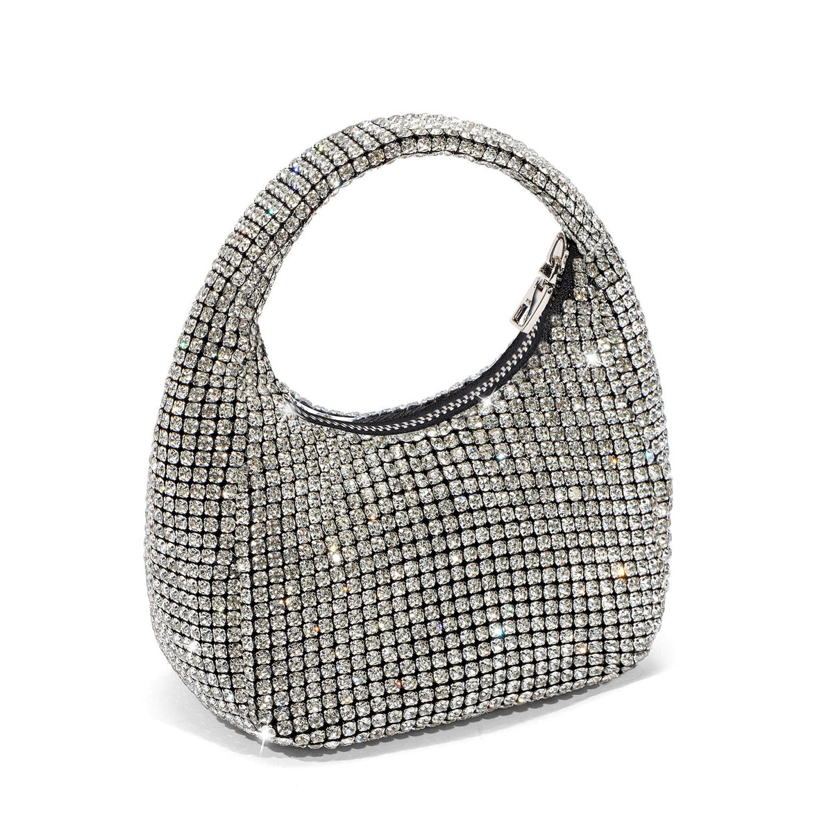Super Rhinestone Sier Fashion Dinner Wedding Handbags