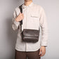 Women's & Men's Crazy Horse Leather Retro Large Capacity Small Square Bags