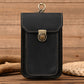 Men's Retro Crazy Horse Leather Mini First Men's Waist Packs