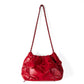 Women's Niche Chain Bow Soft Leather Spring Crossbody Bags