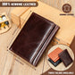 Men's American Gold Clip Swiping Multiple Slots Short Men's Wallets